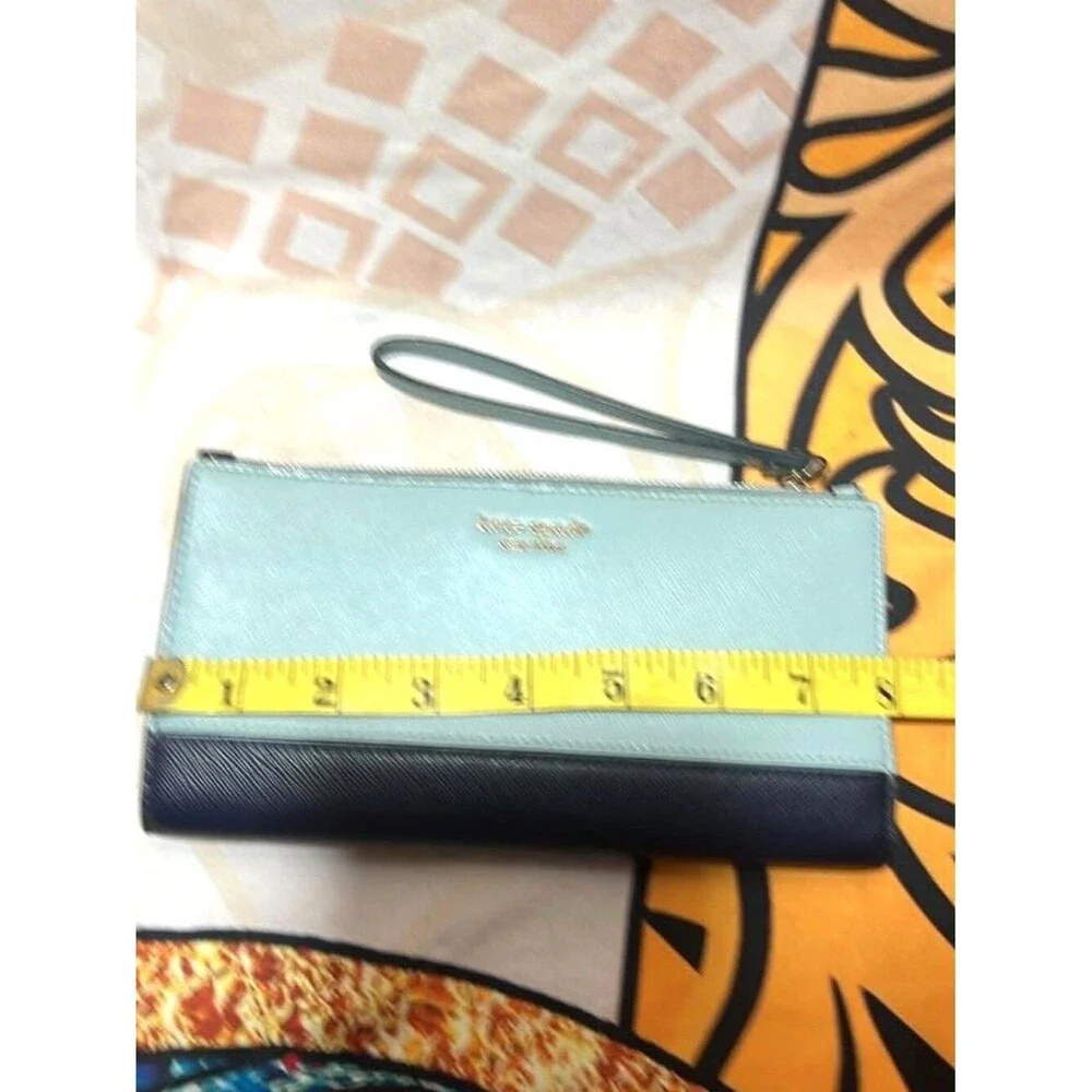 Kate Spade Spencer Continental Leather Wallet  Saffiano Leather  Great Condition